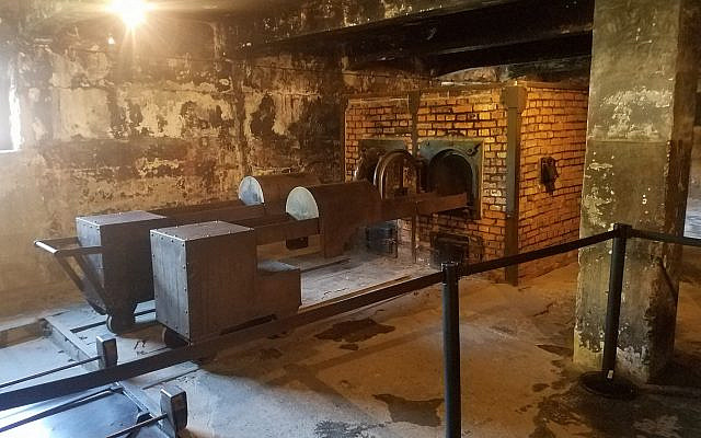 Crematoria at the former Nazi death camp Auschwitz I. Their construction was a prelude to much larger crematoria complexes later constructed at Birkenau, or Auschwitz II, in Poland, October 2017. (Matt Lebovic/The Times of Israel) Crematoria at the former Nazi death camp Auschwitz I. Their construction was a prelude to much larger crematoria complexes later constructed at Birkenau, or Auschwitz II, in Poland, October 2017. (Matt Lebovic/The Times of Israel)