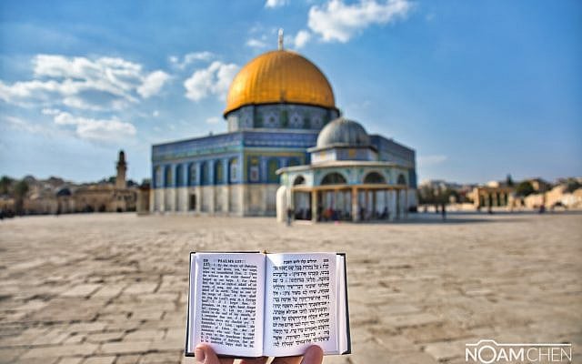 The Book of Psalms on Jerusalem's Temple Mount