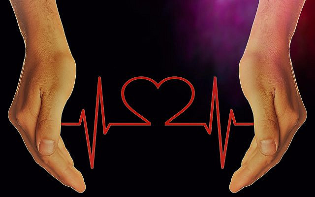Heart care. Adapted from an image by Inspiredimages, Pixabay
