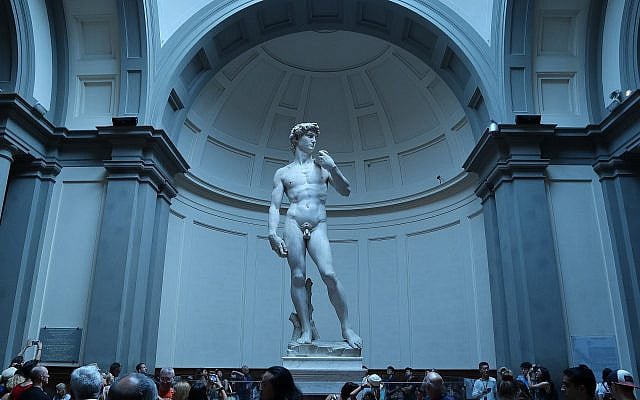 Michelangelo's David in Galleria dell'Accademia, Florence