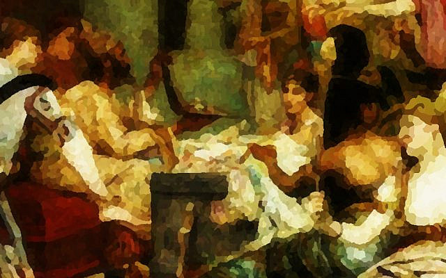 Feast; personal photo modified and colorized by the author.