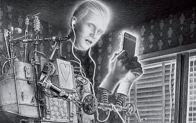 Drawing from Laurie Lipton (copyright authorized)