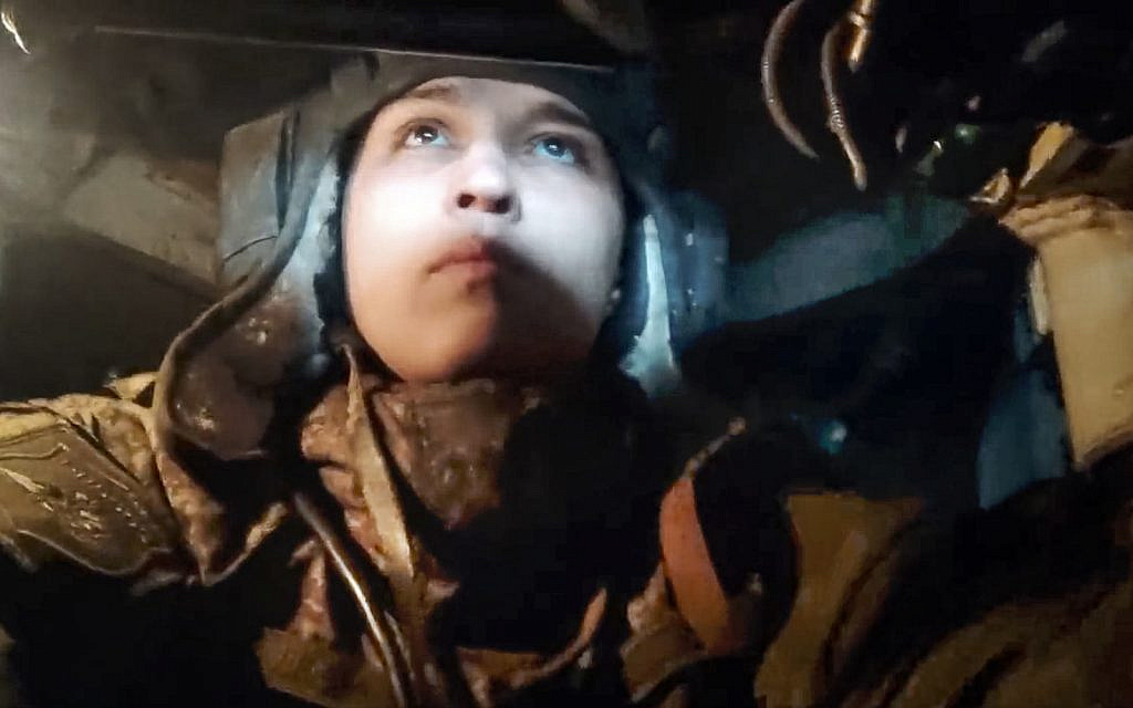 A soldier drives an armored vehicle during a Russian and Belarusian joint military drills at Brestsky firing range, Belarus. (Photo via AP taken from video released by the Russian Defense Ministry Press Service, Feb. 2, 2022)