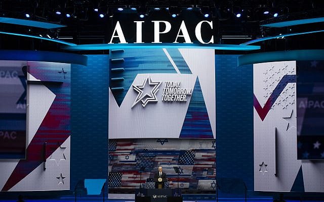 Vice President Mike Pence speaks at the the American Israel Public Affairs Committee (AIPAC) 2020 Conference, March 2, 2020 in Washington. (AP Photo/Alex Brandon) Vice President Mike Pence speaks at the the American Israel Public Affairs Committee (AIPAC) 2020 Conference, March 2, 2020 in Washington. (AP Photo/Alex Brandon)