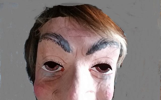 German mask used in festivals to represent Jewish person