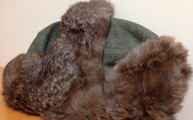 Rabbit skin hat. Philip Newman Holocaust Artifact Collection at the Virtual Holocaust Museum