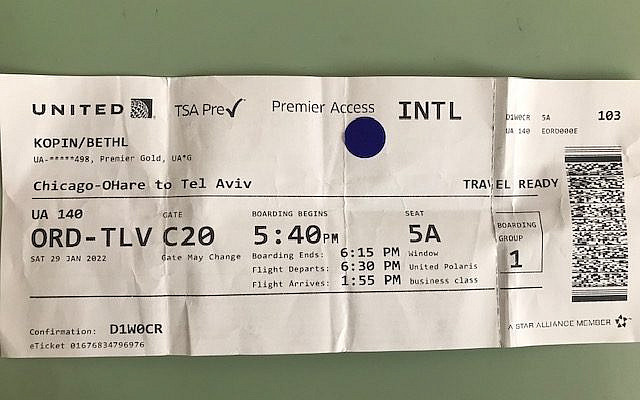 United non stop Chicago-Tel Aviv. A game changer!