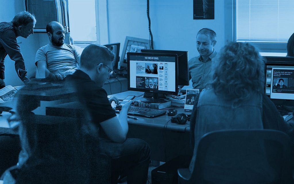 The Times of Israel newsroom