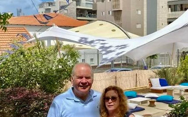Author Beverly Kent Goldenberg and her Israeli husband Mickey. Photo courtesy ofr Hadassah