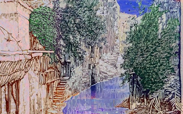 City in Provence, modified and colorized image from the public domain book Picturesque Palestine, published 1884, owned by the author. City in Provence, modified and colorized image from the public domain book Picturesque Palestine, published 1884, owned by the author.