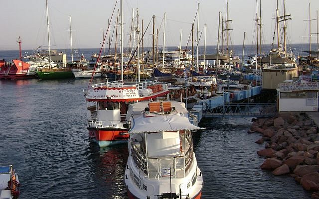 Eilat Harbor on the Red Sea. © Brandon Marlon