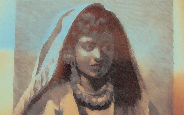 Rakhov, image colorized and modified by the author, from the public domain book Picturesque Egypt, published 1878, owned by the author.