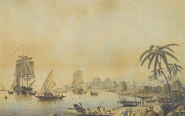 HMS Resolution and Discovery in Tahiti. (Public Domain, John Cleveley the Younger / Wikimedia Commons) HMS Resolution and Discovery in Tahiti. (Public Domain, John Cleveley the Younger / Wikimedia Commons)