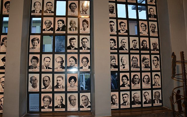 My mother on the Schindler factory, last row on the right, one from the bottom