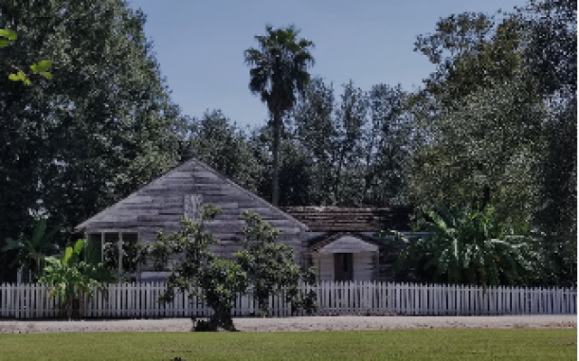 The gray house. (courtesy)