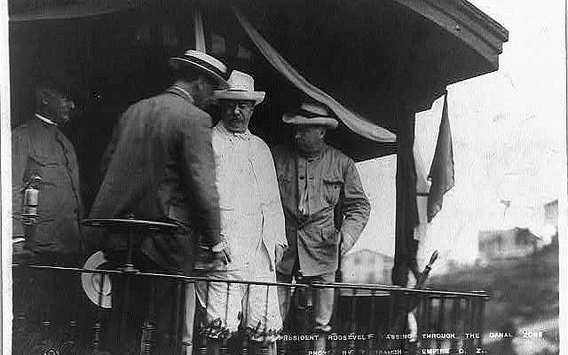 President Roosevelt passing through the Canal Zone. (Public Domain, Fishbaugh, Empire, C.Z./ Library of Congress) President Roosevelt passing through the Canal Zone. (Public Domain, Fishbaugh, Empire, C.Z./ Library of Congress)