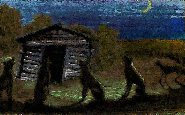 Wolf Serenade, image colorized and modified by the author, obtained from Wikimedia Commons, Buffalo Land – Midnight Serenade, in the public domain. Wolf Serenade, image colorized and modified by the author, obtained from Wikimedia Commons, Buffalo Land – Midnight Serenade, in the public domain.