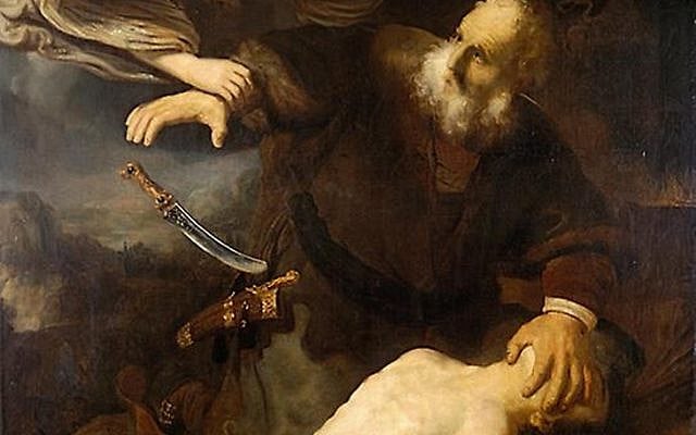The Sacrifice of Isaac, by Rembrandt.
