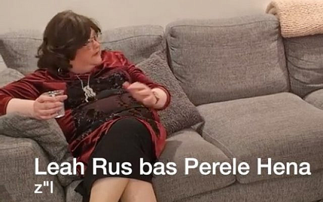 Leah, when I met with her in March 2022. (screenshot from video, courtesy)
