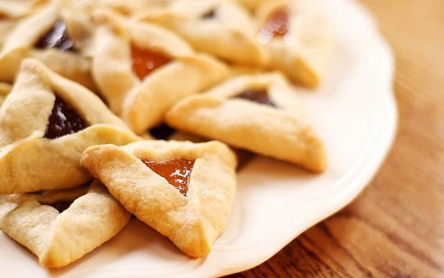 A plate of hamantaschen. (iStock)