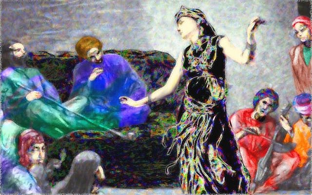 The Musician; image colorized and modified by the author, from the public domain book Eine Orientreise vom Jahre 1881, owned by the author. The Musician; image colorized and modified by the author, from the public domain book Eine Orientreise vom Jahre 1881, owned by the author.