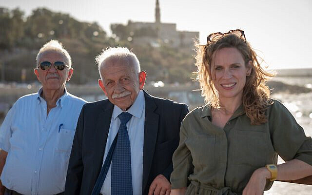 A Palestinian family in a scene from The Holy Land and Us