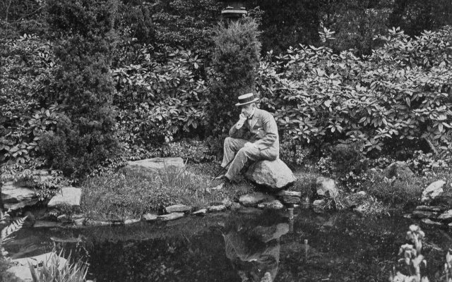 Edward Bok in Bok Tower Gardens. (Public Domain/ Wikimedia Commons)