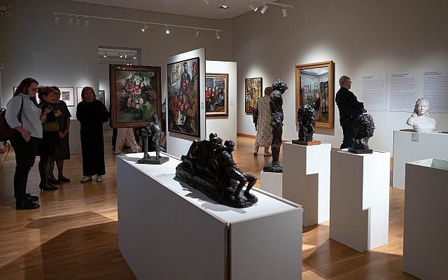 Litvak Artists in Paris exhibition at the Vytautas Kasiulis Museum, National Museum of Art, Vilnius. Lithuania. Photo: Gintare Grigenaite. (C) National Museum of Art of Lithuania. With kind permission.