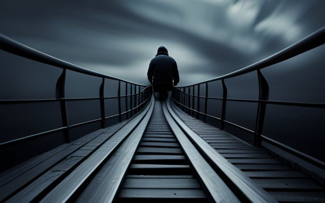 Depression often feels like a roller coaster that only goes down.