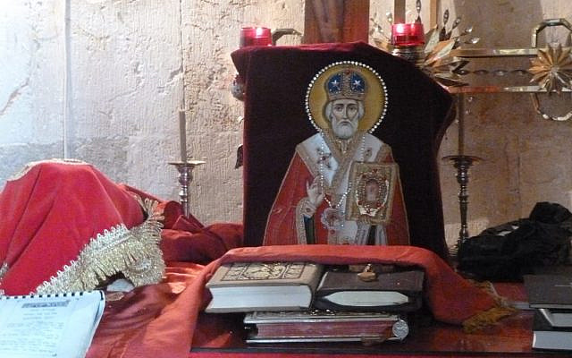 Ukrainian icon of Mar Nikolaos