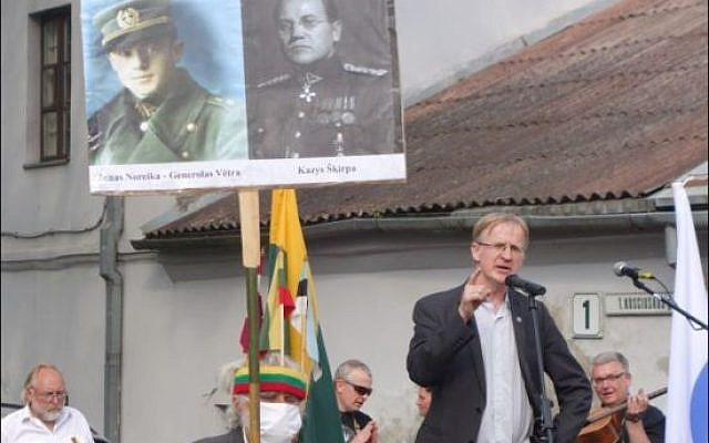 Dr. Arunas Bubnys
Photo source: https://www.lzb.lt/en/2022/09/12/new-documentary-examines-the-murder-of-jews-by-latvians-and-lithuanians-in-the-holocaust/ Dr. Arunas Bubnys
Photo source: https://www.lzb.lt/en/2022/09/12/new-documentary-examines-the-murder-of-jews-by-latvians-and-lithuanians-in-the-holocaust/