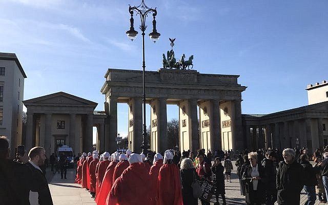 Israeli pro-democracy demonstration in Berlin, Germany.