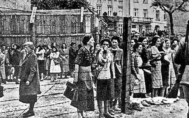 Lvov, Poland ghetto photo supplied by Hadassah.