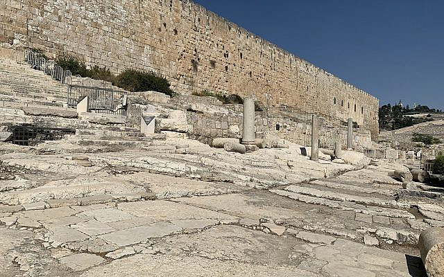 The Davidson Archaeological Park in Jerusalem, October 2021 - Courtesy of the Author