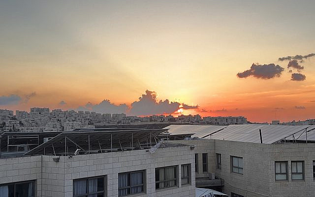 Sunset over Bet Shemesh, Israel, 15 October 2023 Sunset over Bet Shemesh, Israel, 15 October 2023