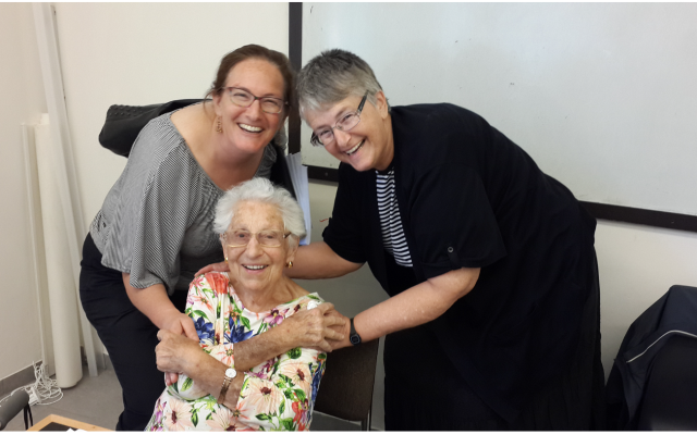 Ariella Graetz, Alice Shalvi and Naomi Graetz