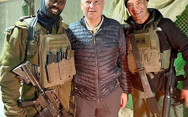 Colonel Kemp visiting my PALMAR unit on the Gaza front. (Photo ©️ T. Book, 2025) Colonel Kemp visiting my PALMAR unit on the Gaza front. (Photo ©️ T. Book, 2025)