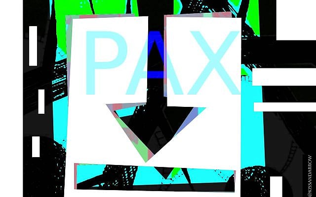 'We All want Pax' Luca M Damiani - Kiss and Arrow 2024 - www.lucadamiani-art.com