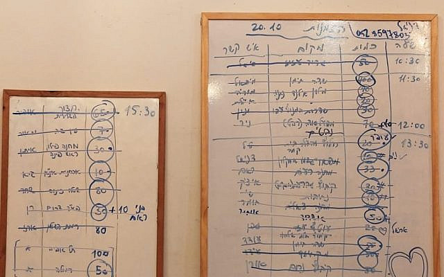 The order list from October 20th 2023 when we needed many volunteers at the restaurant. (courtesy)