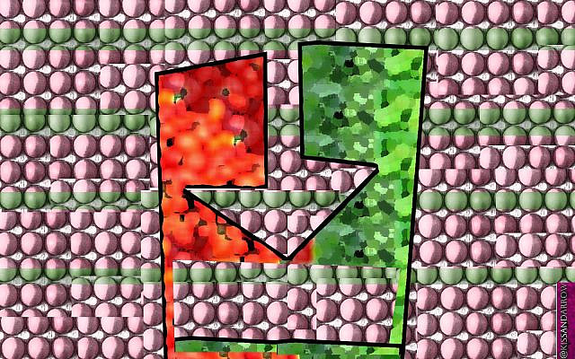 'Shakshuka' Luca M Damiani - Kiss and Arrow 2024 - www.lucadamiani-art.com