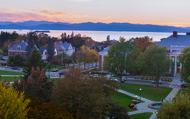 UVM, Hillel, and Lake Champlain. (Photo from venturefizz.com)