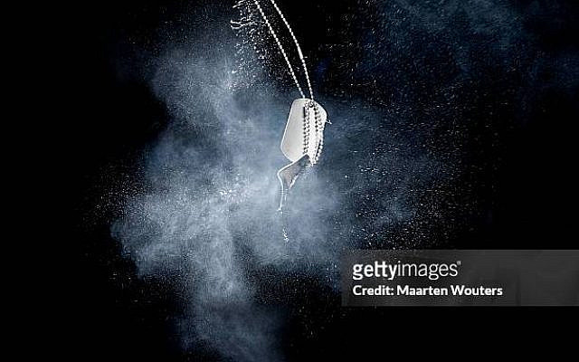 doc tags, chain, necklace, explosion