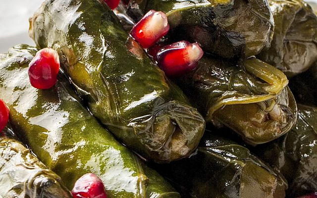 Stuffed grape leaves. (iStock)