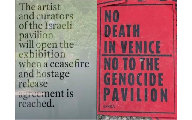 graphics at the Biennale / montage by the author