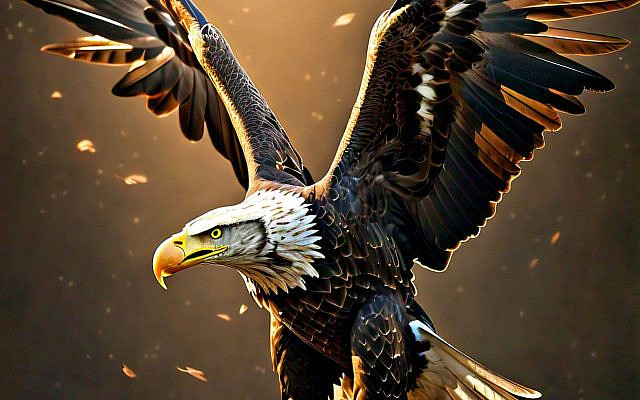 Bald Eagle Strength and Courage - Meta AI