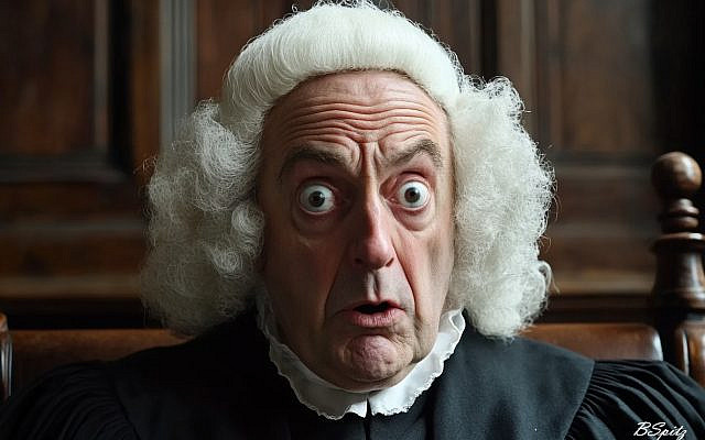 "Dumb Judge" (AI image by author)