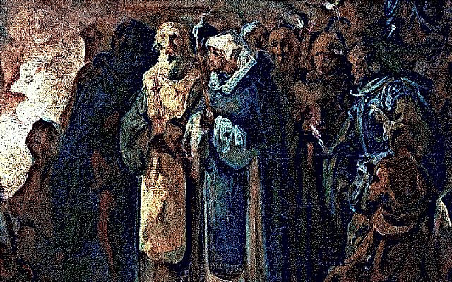Enrique brought before the Inquisition, obtained from Wikimedia Commons, Inquisition Scene, by Łomtiew, M.Ob.468 in the National Museum of Warsaw, in the public domain. Enrique brought before the Inquisition, obtained from Wikimedia Commons, Inquisition Scene, by Łomtiew, M.Ob.468 in the National Museum of Warsaw, in the public domain.