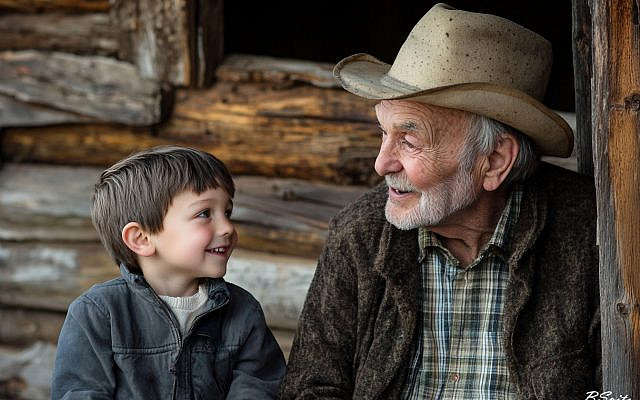 "Grandfather" (AI image by author)