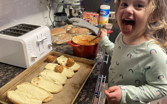 A near meatball miss!