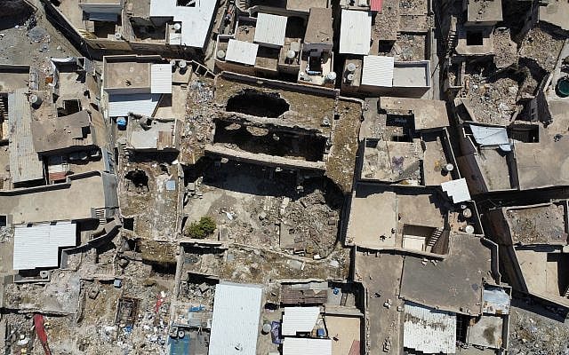 Ruins of Sassoun Synagogue in Old Mosul, the Jewish Quarter. ©Omar Mohammed, 2024